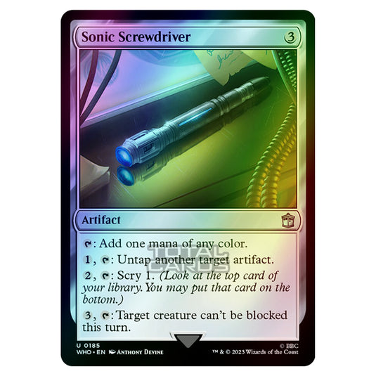 Magic The Gathering - Universes Beyond - Doctor Who - Sonic Screwdriver - 0185 (Foil)