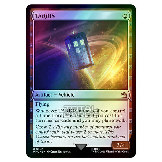 Magic The Gathering - Universes Beyond - Doctor Who - TARDIS - 0187 (Foil)