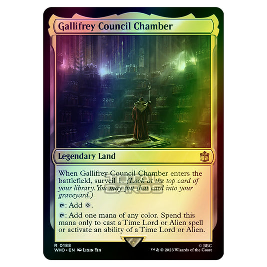 Magic The Gathering - Universes Beyond - Doctor Who - Gallifrey Council Chamber - 0188 (Foil)