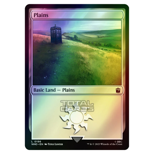 Magic The Gathering - Universes Beyond - Doctor Who - Plains - 0196 (Foil)