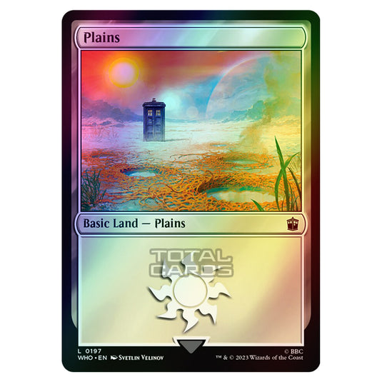 Magic The Gathering - Universes Beyond - Doctor Who - Plains - 0197 (Foil)