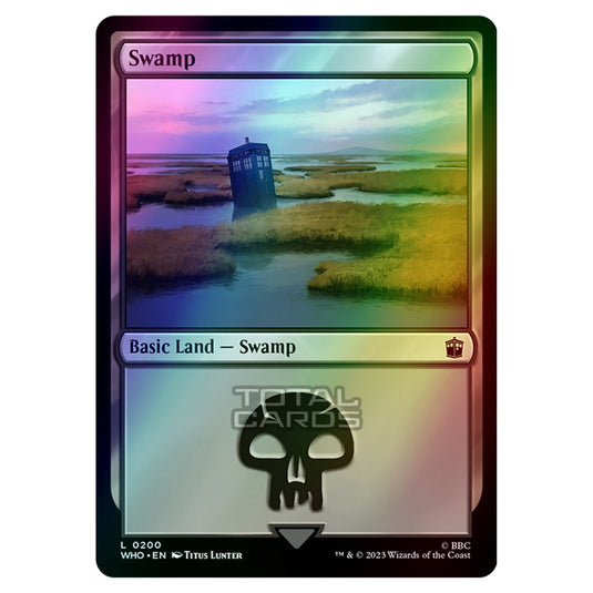 Magic The Gathering - Universes Beyond - Doctor Who - Swamp - 0200 (Foil)