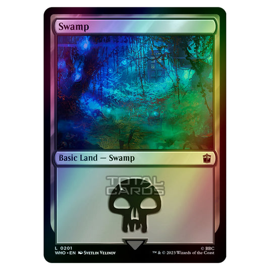 Magic The Gathering - Universes Beyond - Doctor Who - Swamp - 0201 (Foil)