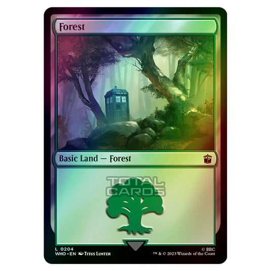 Magic The Gathering - Universes Beyond - Doctor Who - Forest - 0204 (Foil)