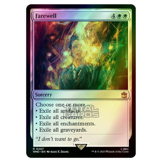 Magic The Gathering - Universes Beyond - Doctor Who - Farewell - 0207 (Foil)