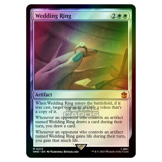 Magic The Gathering - Universes Beyond - Doctor Who - Wedding Ring - 0213 (Foil)