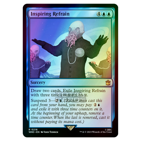 Magic The Gathering - Universes Beyond - Doctor Who - Inspiring Refrain - 0216 (Foil)