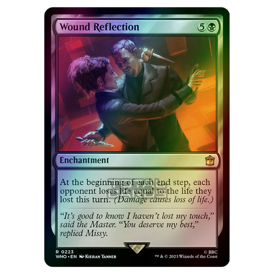 Magic The Gathering - Universes Beyond - Doctor Who - Wound Reflection - 0223 (Foil)