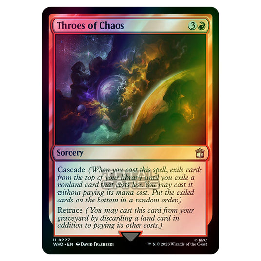 Magic The Gathering - Universes Beyond - Doctor Who - Throes of Chaos - 0227 (Foil)