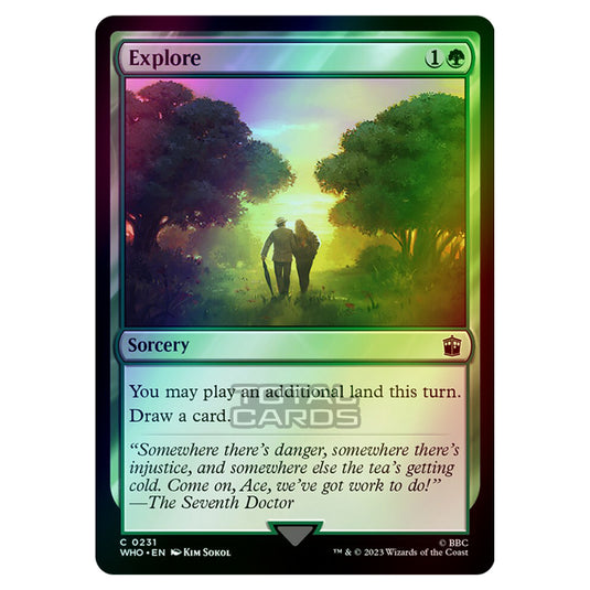 Magic The Gathering - Universes Beyond - Doctor Who - Explore - 0231 (Foil)