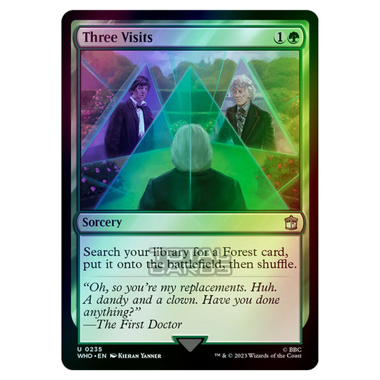 Magic The Gathering - Universes Beyond - Doctor Who - Three Visits - 0235 (Foil)