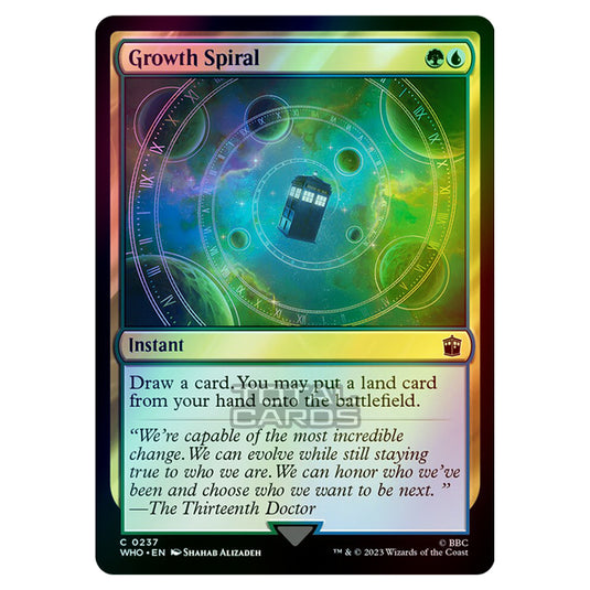 Magic The Gathering - Universes Beyond - Doctor Who - Growth Spiral - 0237 (Foil)