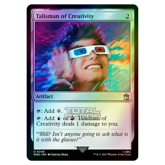 Magic The Gathering - Universes Beyond - Doctor Who - Talisman of Creativity - 0248 (Foil)