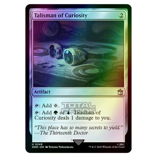 Magic The Gathering - Universes Beyond - Doctor Who - Talisman of Curiosity - 0249 (Foil)