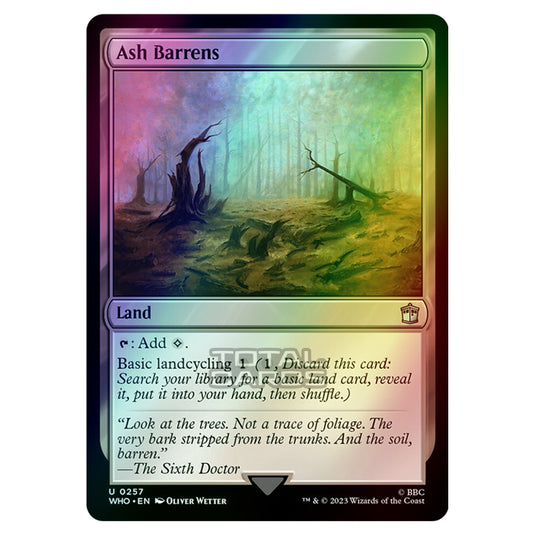 Magic The Gathering - Universes Beyond - Doctor Who - Ash Barrens - 0257 (Foil)