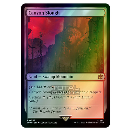 Magic The Gathering - Universes Beyond - Doctor Who - Canyon Slough - 0259 (Foil)