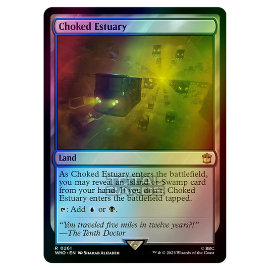 Magic The Gathering - Universes Beyond - Doctor Who - Choked Estuary - 0261 (Foil)