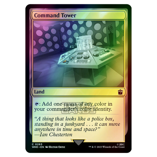 Magic The Gathering - Universes Beyond - Doctor Who - Command Tower - 0263 (Foil)