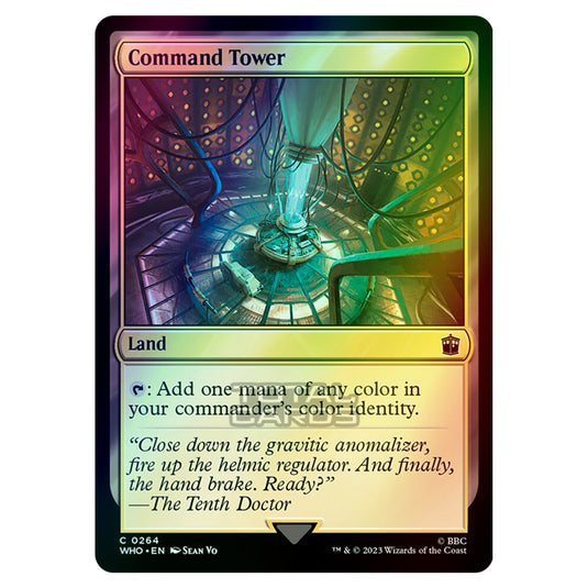 Magic The Gathering - Universes Beyond - Doctor Who - Command Tower - 0264 (Foil)