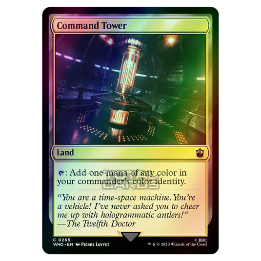 Magic The Gathering - Universes Beyond - Doctor Who - Command Tower - 0265 (Foil)