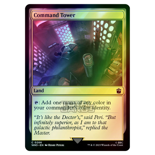 Magic The Gathering - Universes Beyond - Doctor Who - Command Tower - 0266 (Foil)