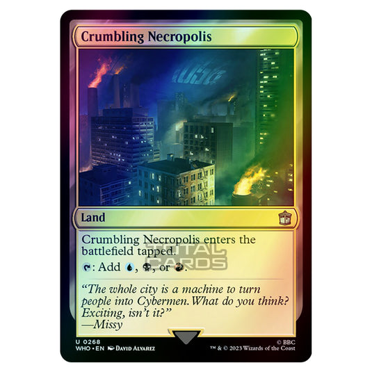 Magic The Gathering - Universes Beyond - Doctor Who - Crumbling Necropolis - 0268 (Foil)