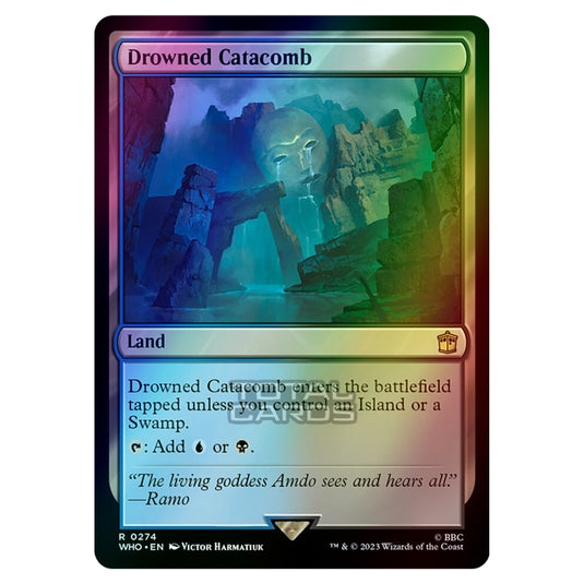 Magic The Gathering - Universes Beyond - Doctor Who - Drowned Catacomb - 0274 (Foil)