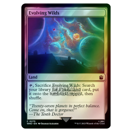 Magic The Gathering - Universes Beyond - Doctor Who - Evolving Wilds - 0275 (Foil)