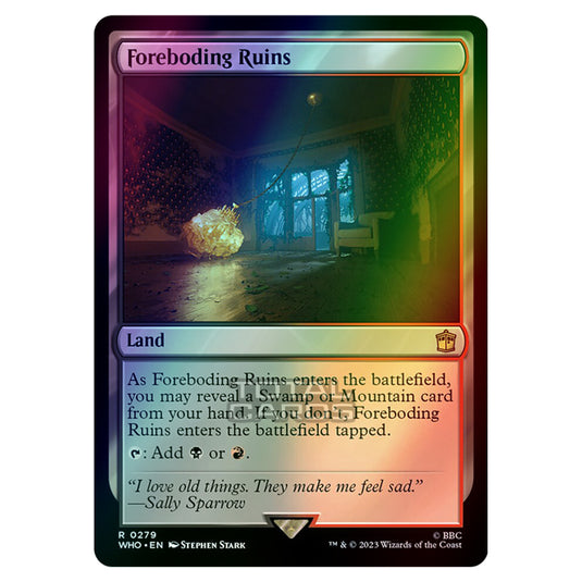 Magic The Gathering - Universes Beyond - Doctor Who - Foreboding Ruins - 0279 (Foil)