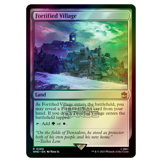 Magic The Gathering - Universes Beyond - Doctor Who - Fortified Village - 0280 (Foil)