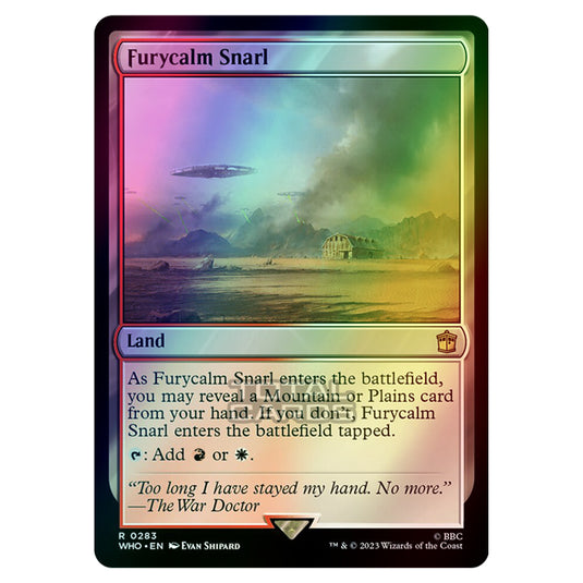 Magic The Gathering - Universes Beyond - Doctor Who - Furycalm Snarl - 0283 (Foil)