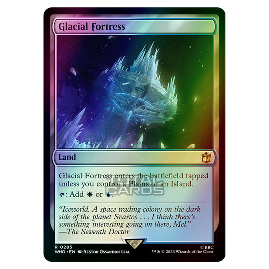 Magic The Gathering - Universes Beyond - Doctor Who - Glacial Fortress - 0285 (Foil)