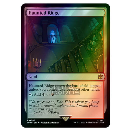 Magic The Gathering - Universes Beyond - Doctor Who - Haunted Ridge - 0286 (Foil)