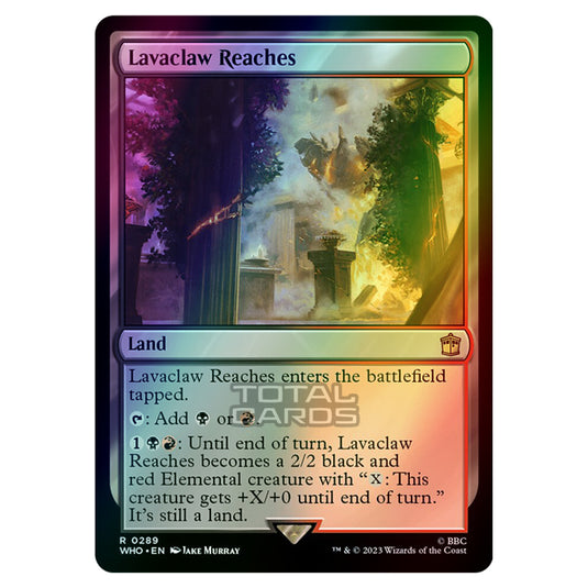 Magic The Gathering - Universes Beyond - Doctor Who - Lavaclaw Reaches - 0289 (Foil)