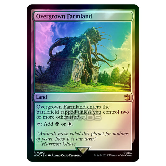 Magic The Gathering - Universes Beyond - Doctor Who - Overgrown Farmland - 0292 (Foil)