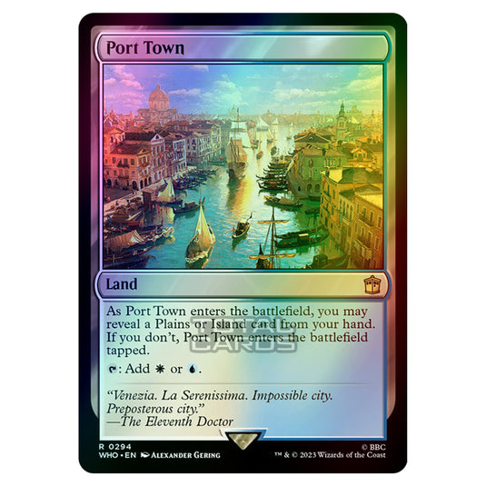 Magic The Gathering - Universes Beyond - Doctor Who - Port Town - 0294 (Foil)