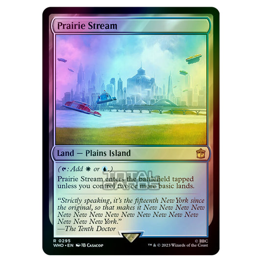 Magic The Gathering - Universes Beyond - Doctor Who - Prairie Stream - 0295 (Foil)