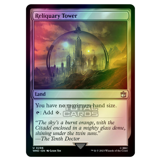 Magic The Gathering - Universes Beyond - Doctor Who - Reliquary Tower - 0296 (Foil)