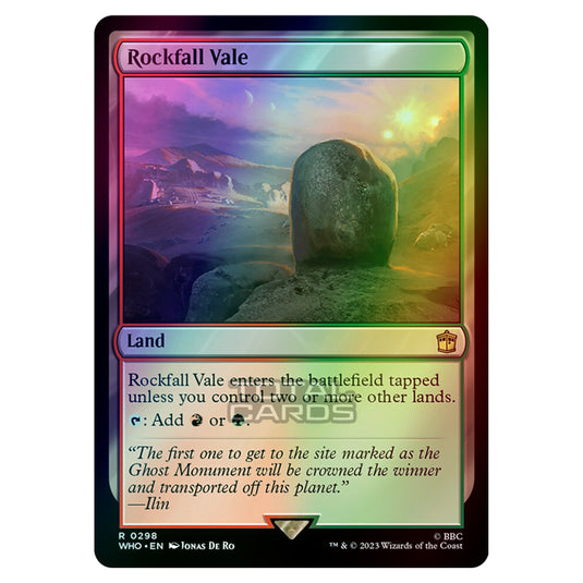 Magic The Gathering - Universes Beyond - Doctor Who - Rockfall Vale - 0298 (Foil)