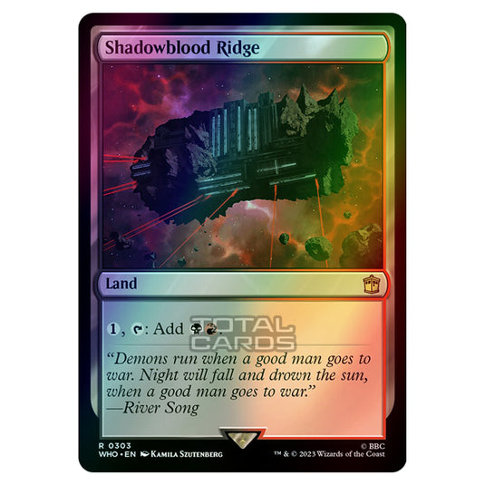 Magic The Gathering - Universes Beyond - Doctor Who - Shadowblood Ridge - 0303 (Foil)