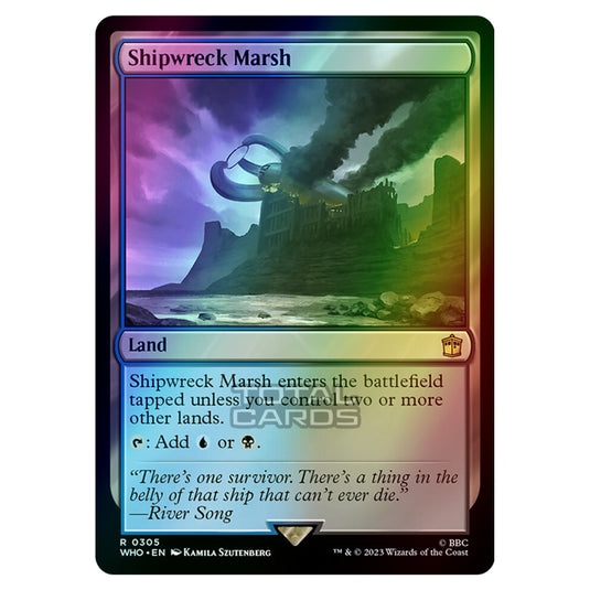 Magic The Gathering - Universes Beyond - Doctor Who - Shipwreck Marsh - 0305 (Foil)