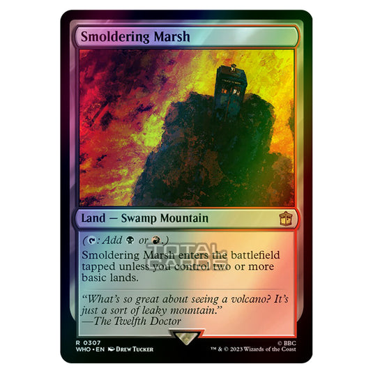 Magic The Gathering - Universes Beyond - Doctor Who - Smoldering Marsh - 0307 (Foil)