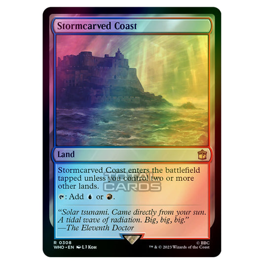 Magic The Gathering - Universes Beyond - Doctor Who - Stormcarved Coast - 0308 (Foil)