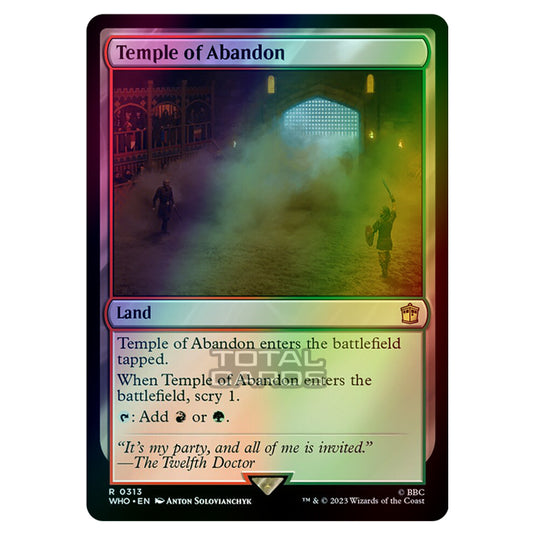 Magic The Gathering - Universes Beyond - Doctor Who - Temple of Abandon - 0313 (Foil)