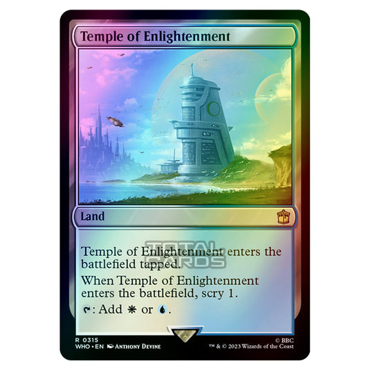 Magic The Gathering - Universes Beyond - Doctor Who - Temple of Enlightenment - 0315 (Foil)