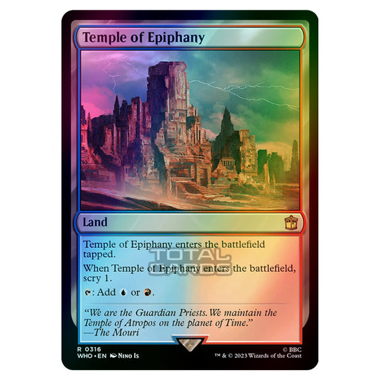 Magic The Gathering - Universes Beyond - Doctor Who - Temple of Epiphany - 0316 (Foil)