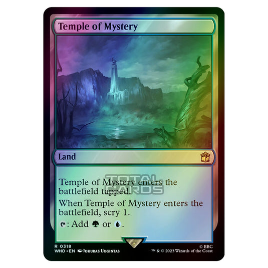 Magic The Gathering - Universes Beyond - Doctor Who - Temple of Mystery - 0318 (Foil)