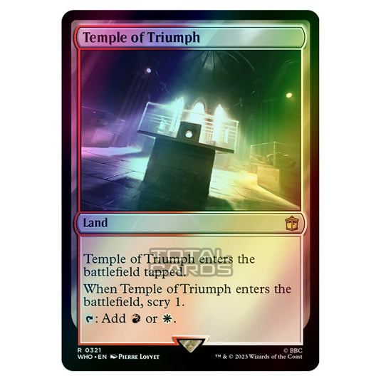 Magic The Gathering - Universes Beyond - Doctor Who - Temple of Triumph - 0321 (Foil)