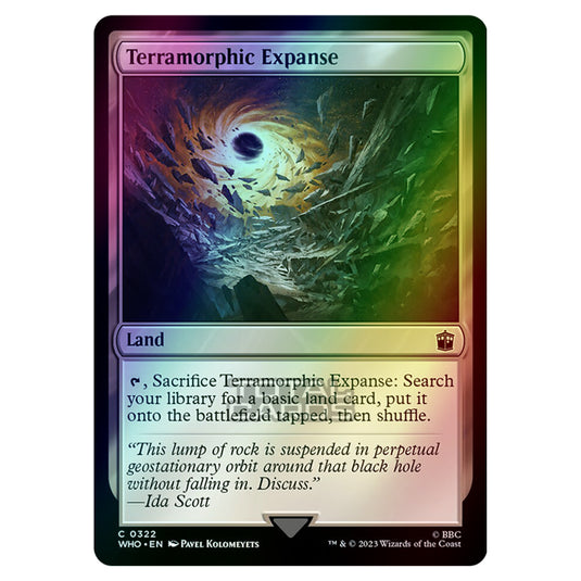 Magic The Gathering - Universes Beyond - Doctor Who - Terramorphic Expanse - 0322 (Foil)