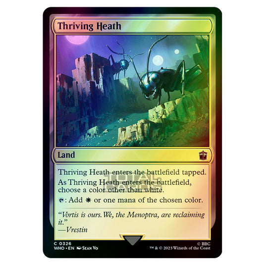 Magic The Gathering - Universes Beyond - Doctor Who - Thriving Heath - 0326 (Foil)